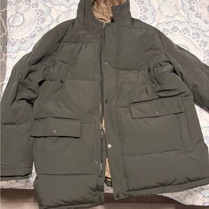 Dockers Men’s Dark Green Puffer Jacket